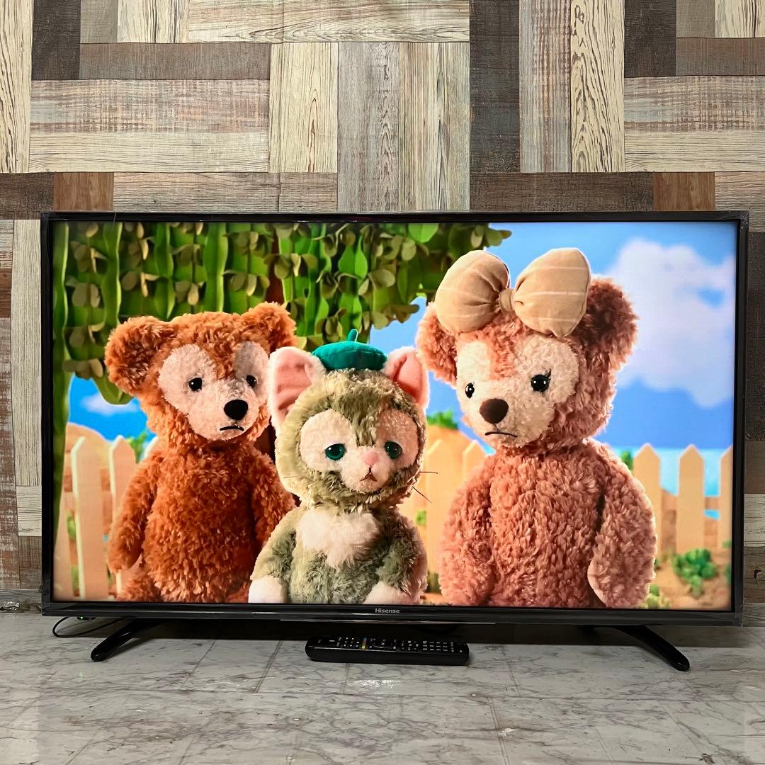 即日受渡❣️全国送料込ハイセンス 43V型 液晶テレビ外付HDD裏番組録画対応