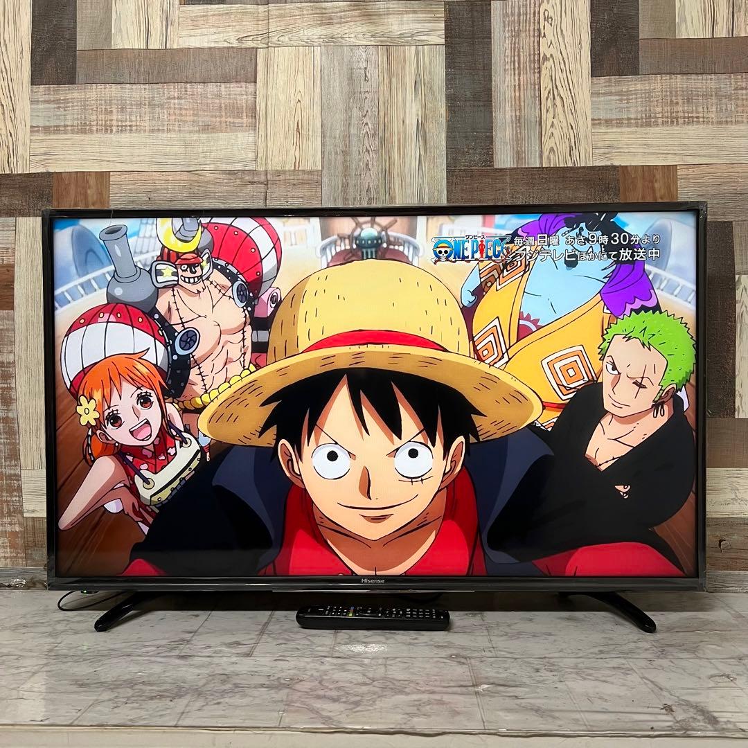 即日受渡❣️全国送料込ハイセンス 43V型 液晶テレビ外付HDD裏番組録画対応