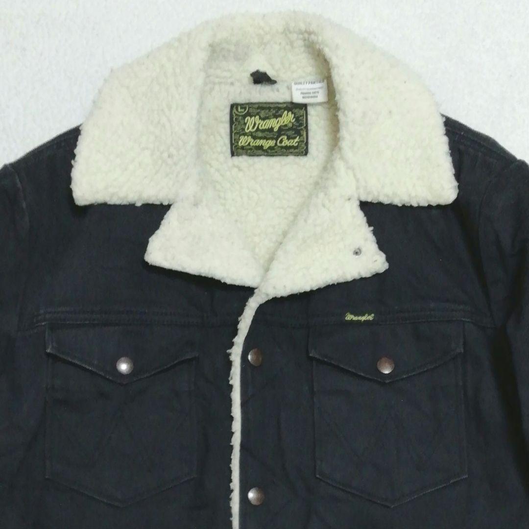 ワコマリア☓ラングラー裏地ボア ブラックデニムジャケット(L)