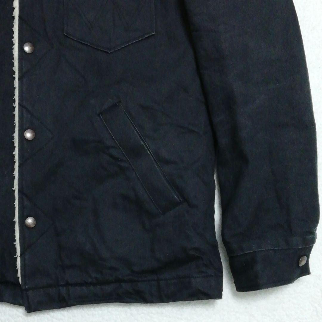 ワコマリア☓ラングラー裏地ボア ブラックデニムジャケット(L)