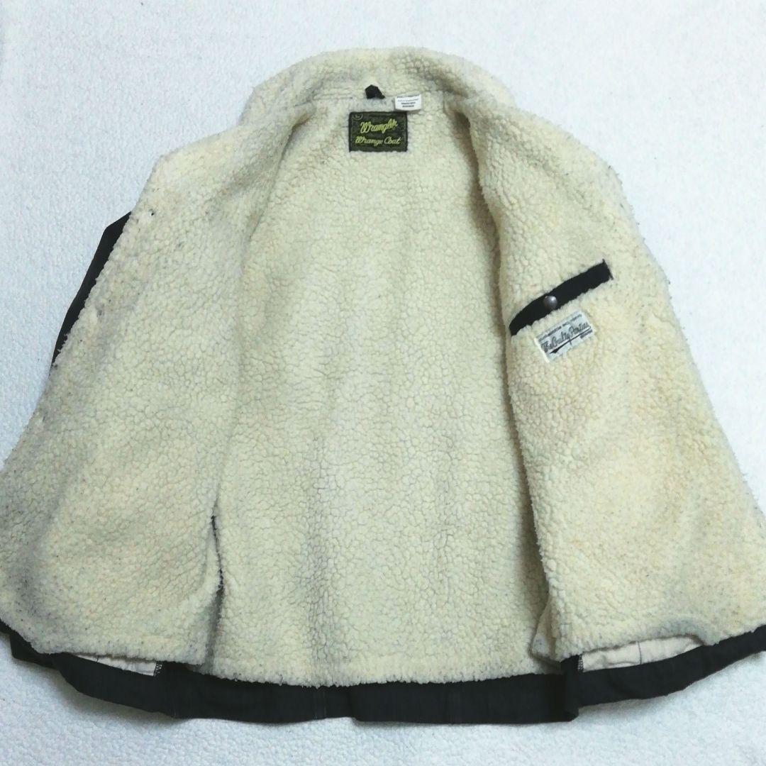 ワコマリア☓ラングラー裏地ボア ブラックデニムジャケット(L)