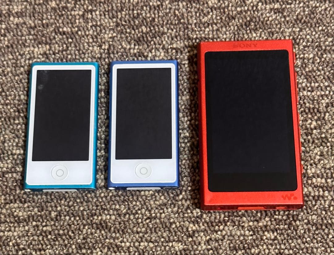 ウォークマン NW-A35／IPOD A1446 2台　ジャンク　まとめ