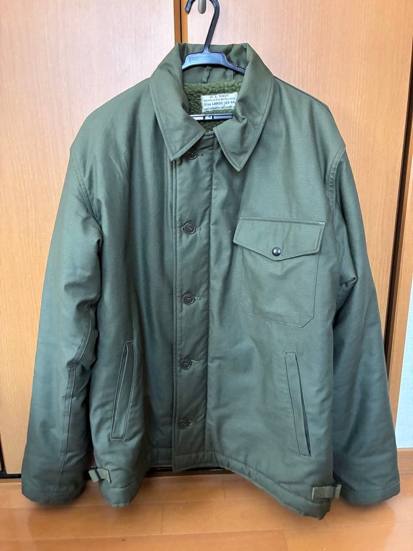 バズリクソンズ　A-2デッキジャケット『U.S.NAVY』