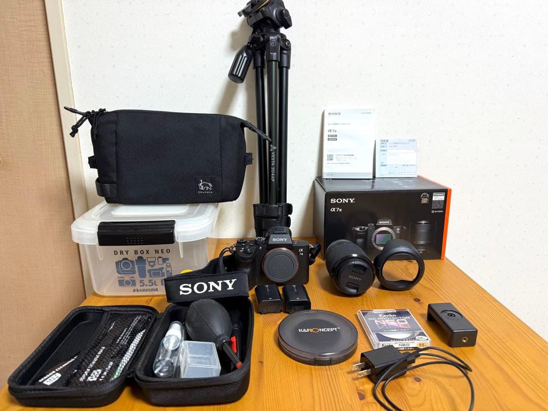 SONY α7Ⅲ 必要なモノのみ選択可　本体、レンズ等