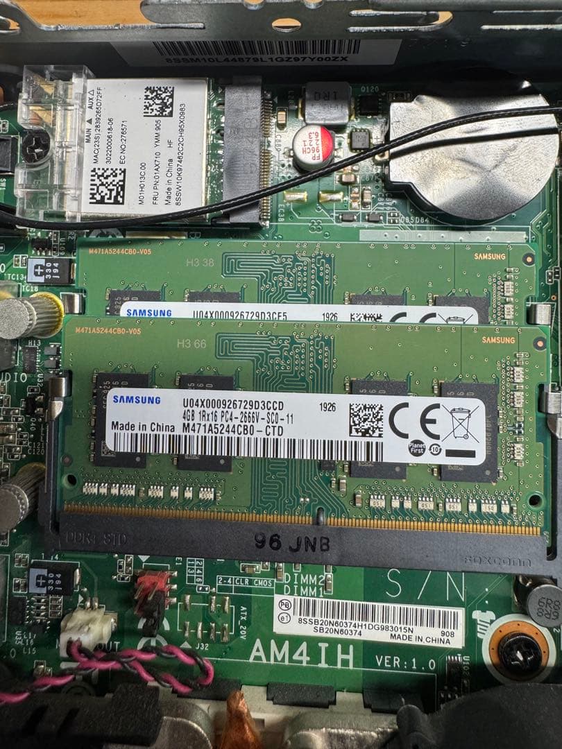 Thinkcentre ryzen5 2400g pro 8gb ライセンス付き