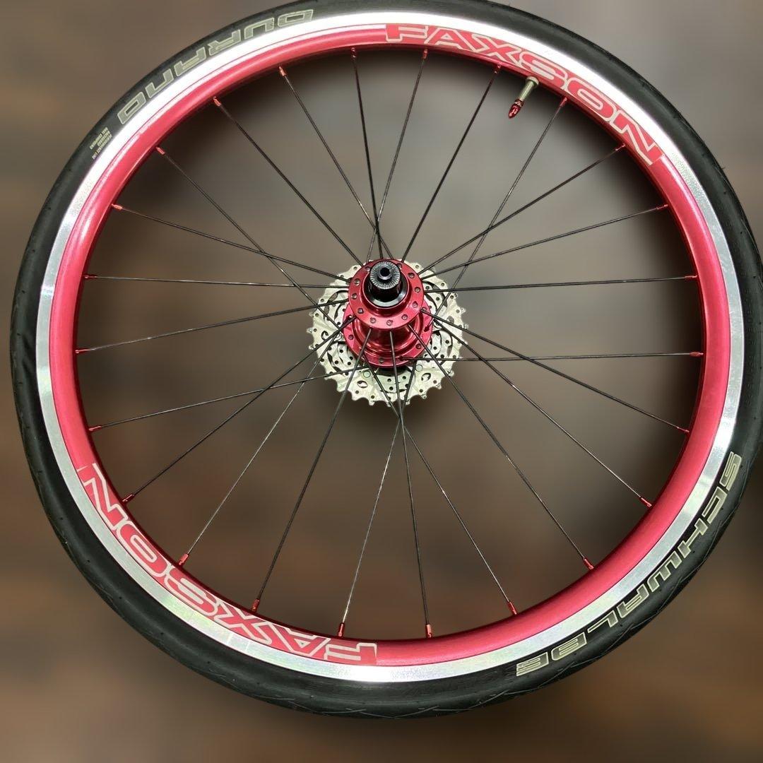 FAXSON 20インチ 451ホイール 10Sスプロケ タイヤ付