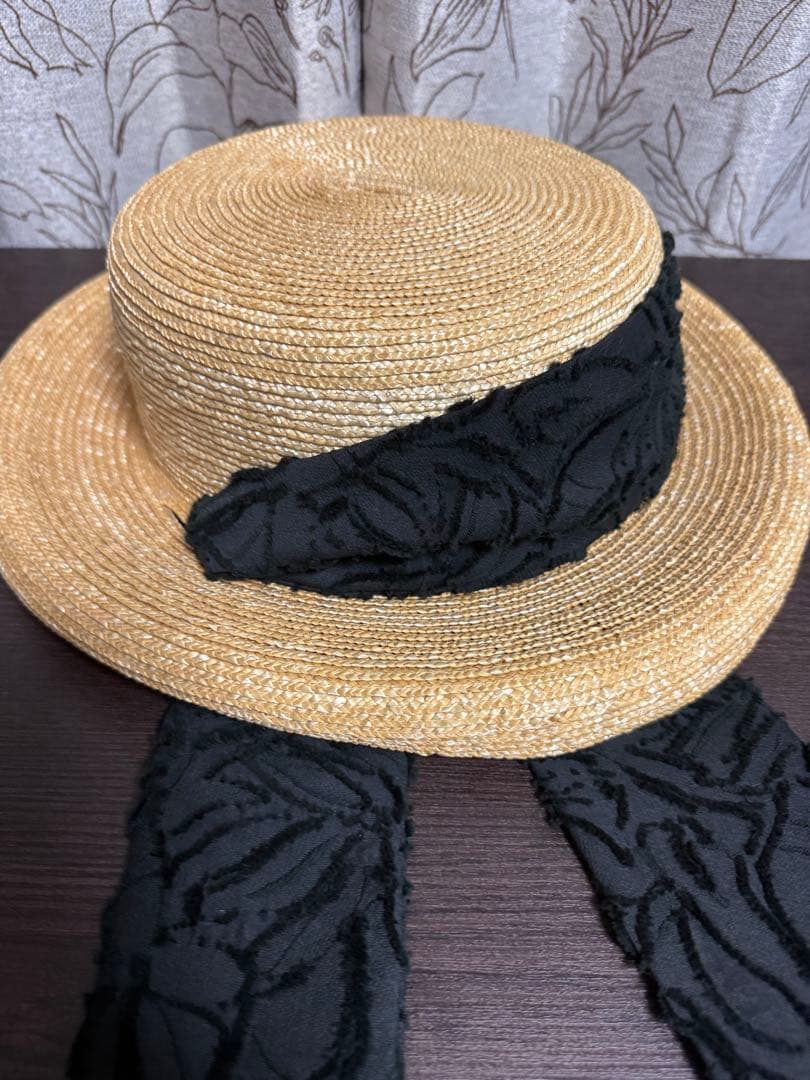 帽子 CA4LA x Acka scarf strow hat