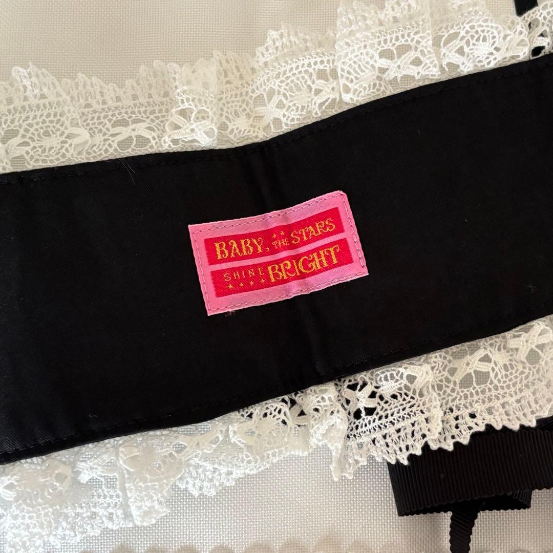 BABY レースフリルジャンパースカート+ブラウス+ヘッドドレス　パニエ付き