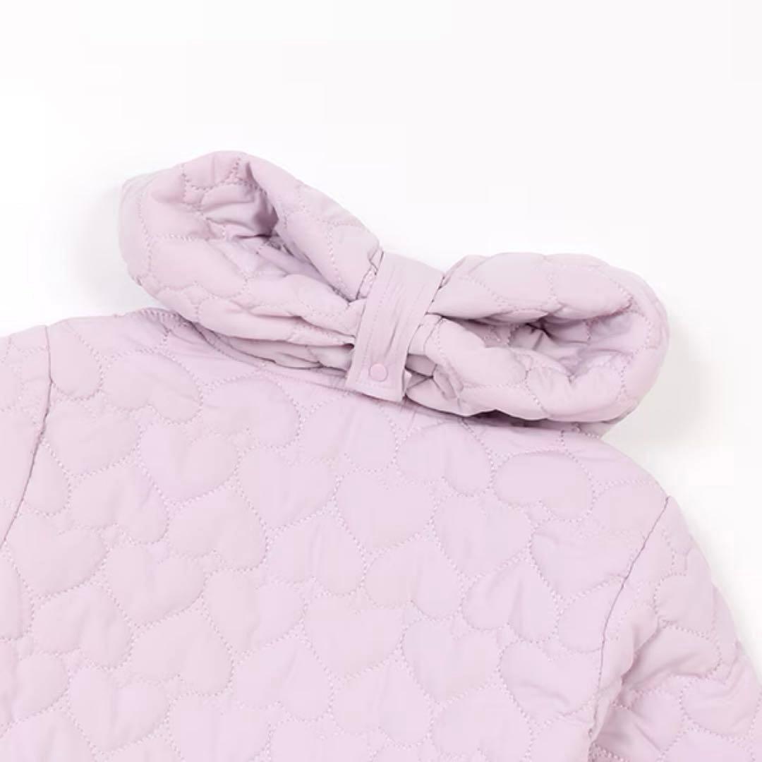 【新品】メゾピアノ (mezzo piano) ハートキルトブルゾン