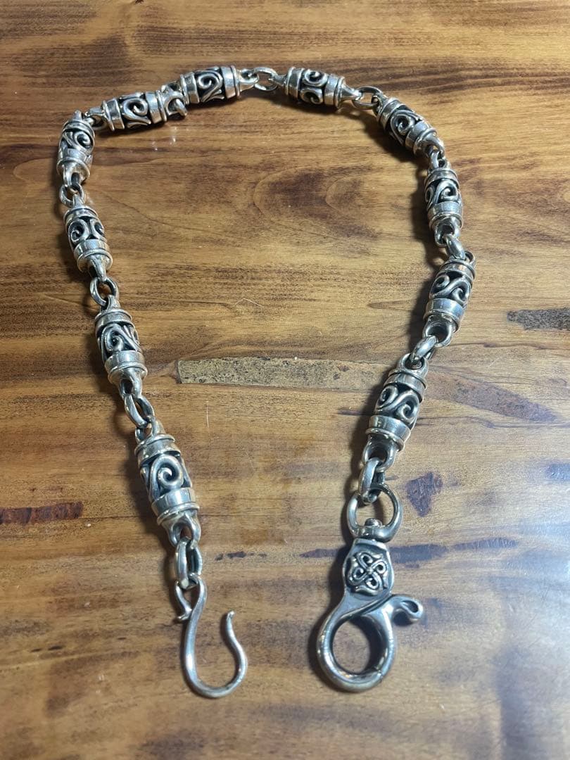 シンズスカルプチャー　ウォレットチェーン　シリンダー