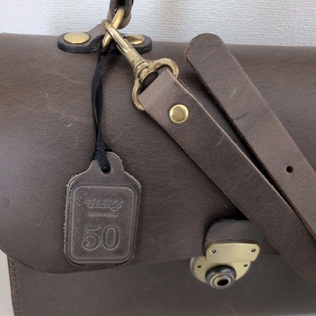 ヘルツ　アオリノハンドバッグ 限定革HERZ