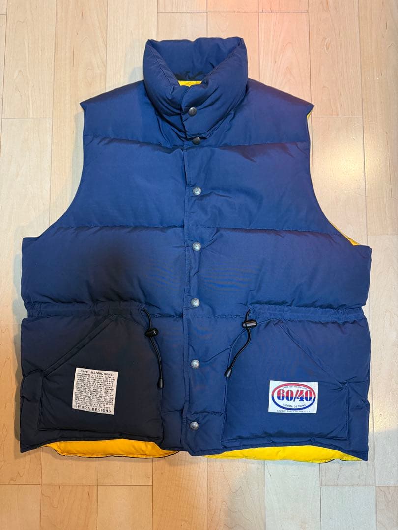 美品SIERRA DESIGNS x BEAUTY&YOUTH ダウンベスト