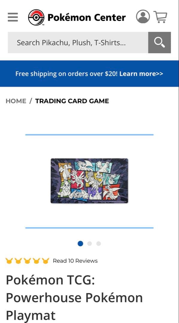 パワーハウス　プレイマットPowerhouse Pokémon Playmat