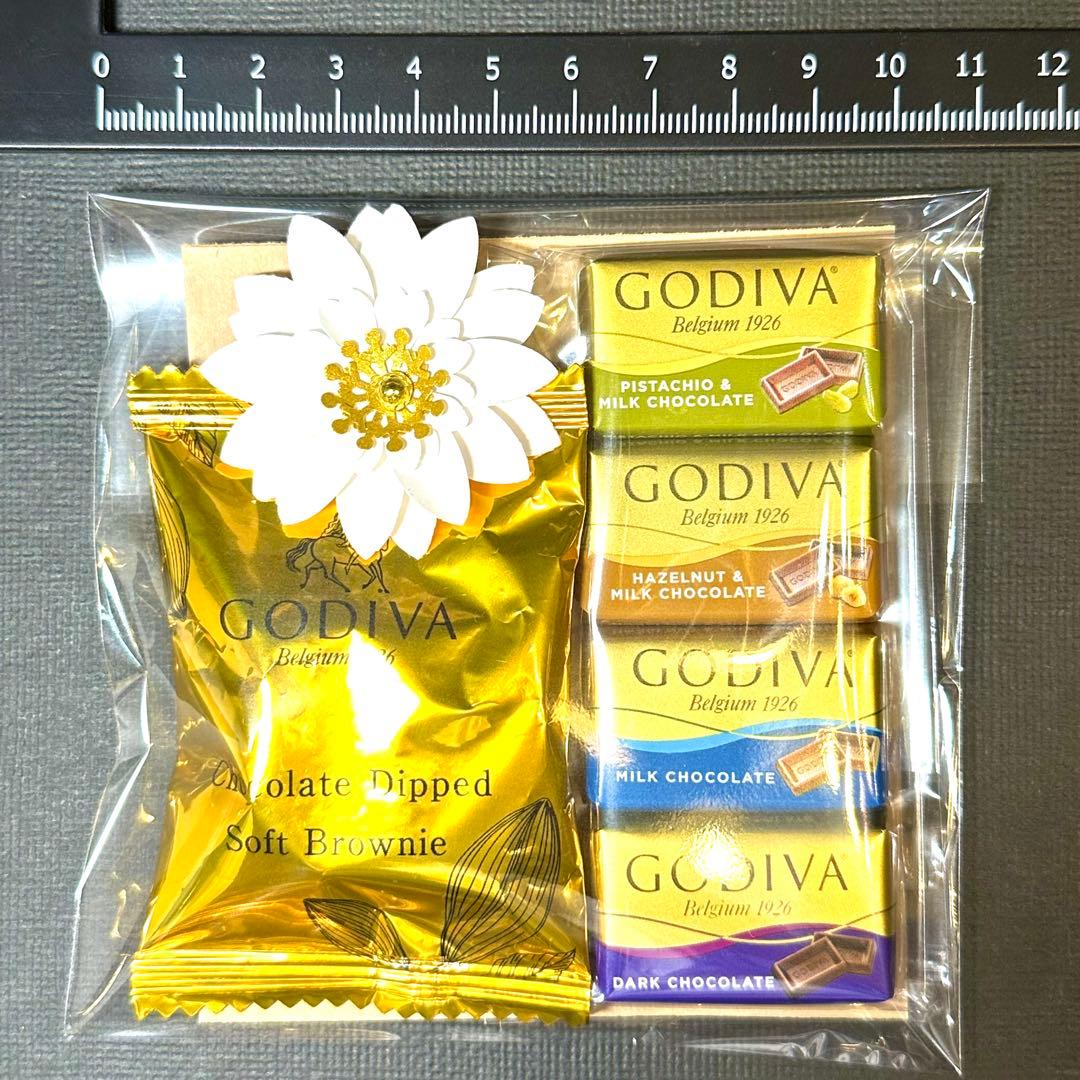 ★4セット★GODIVAお菓子プチギフト★ゴディバ　ブーケ　バレンタイン　退職