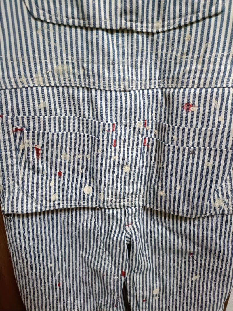 70s BIG MAC ビッグマック ヒッコリーストライプ オーバーオール