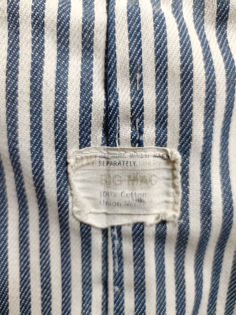 70s BIG MAC ビッグマック ヒッコリーストライプ オーバーオール