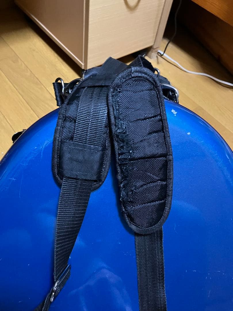 C.C.シャイニー ケース フレンチホルン ケース　ハードシェル ブルー