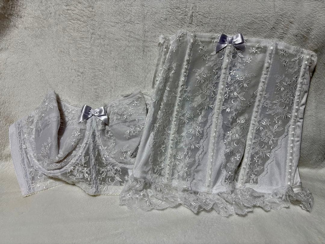 ホワイト レース ブライダルインナー E75