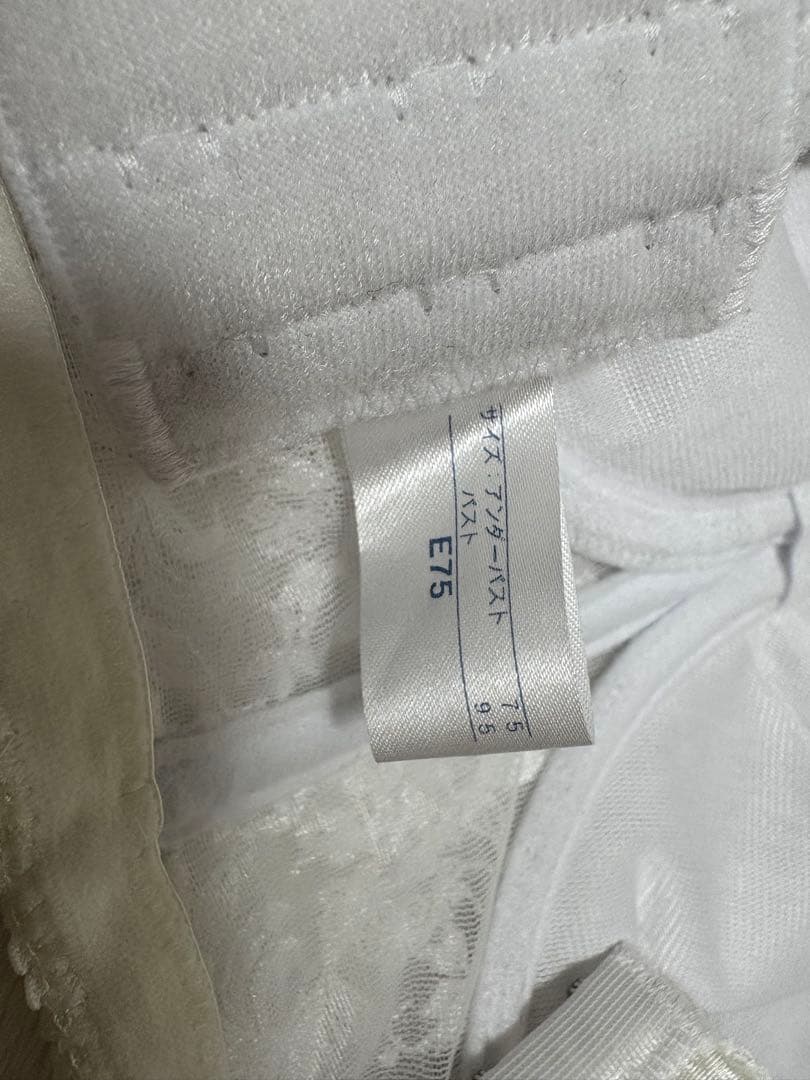 ホワイト レース ブライダルインナー E75