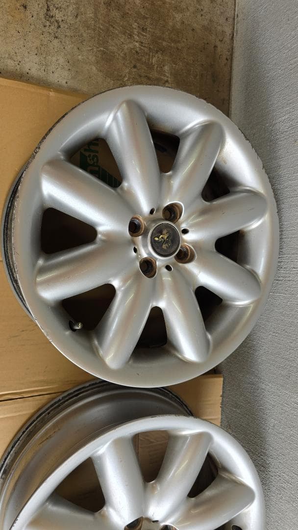 【引取限定】MINI純正　17インチ シルバー 5スポークホイール