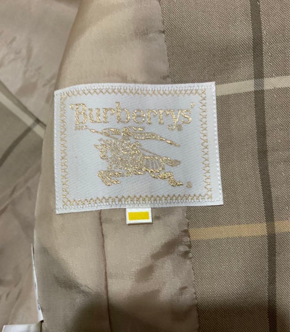 ⭐️美品　Burberry チェック　レディース　スカートスーツ　ウール100%