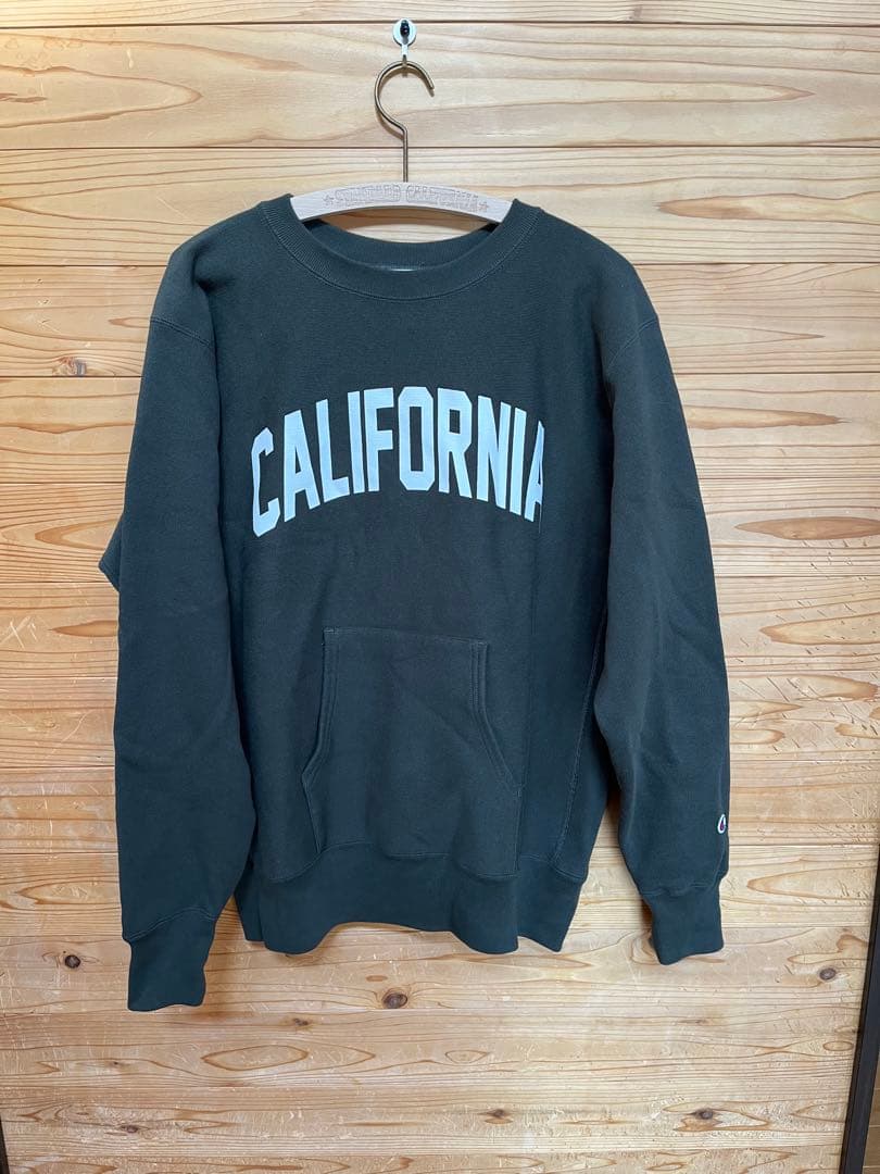 スタンダードカリフォルニア　Championスウェット　チャコール　L