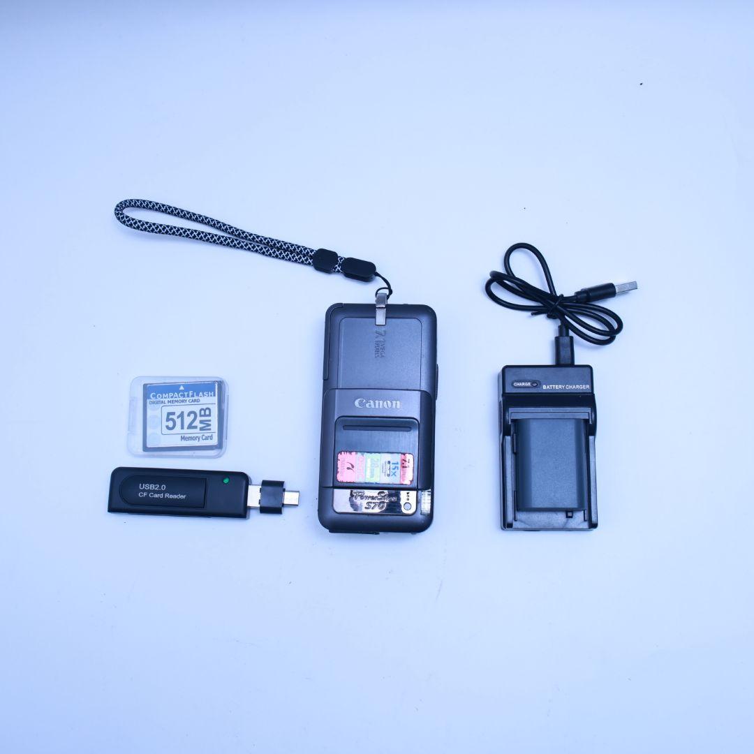 スマホ転送可 Canon デジタルカメラ PowerShot S70