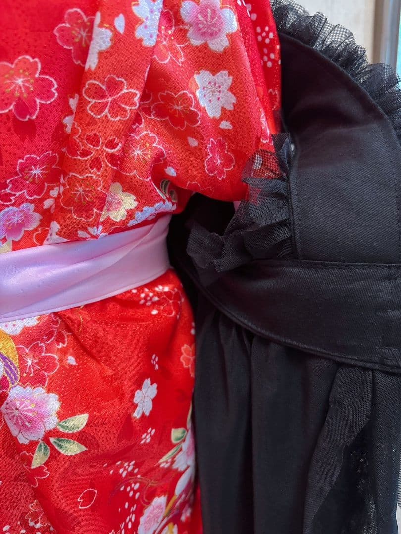 被布エプロン❁被布♡被布チュール♡被布ドレス♪Black