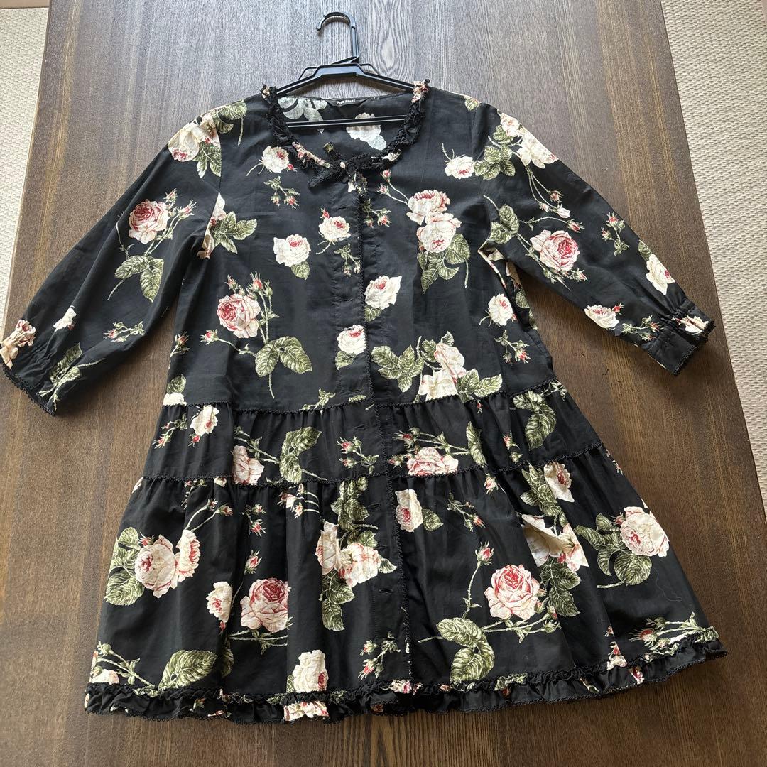 美品！ PINK HOUSE 花柄 五分袖チュニック