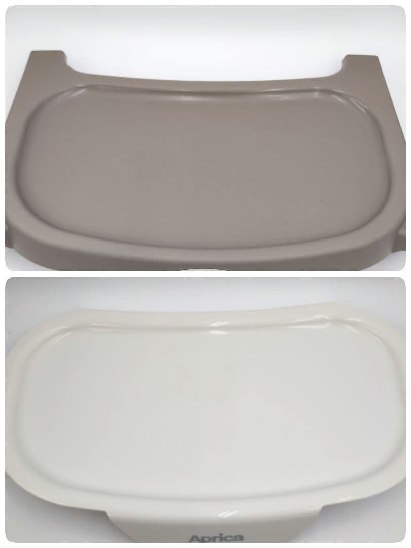 美品✨️ユラリズム　オート AC Aprica ハイローベッド&チェア 白グレー