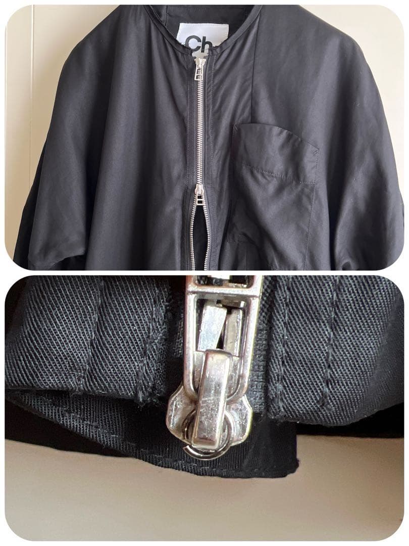 Chapter × Monkey Time ノーカラー zipデザインジャケット