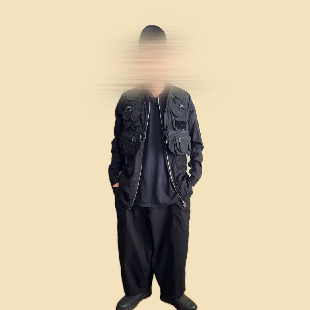 Chapter × Monkey Time ノーカラー zipデザインジャケット