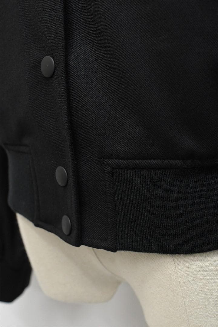 T310/美品 THEORY スリークサキソニー ブルゾン ジャケット P 黒