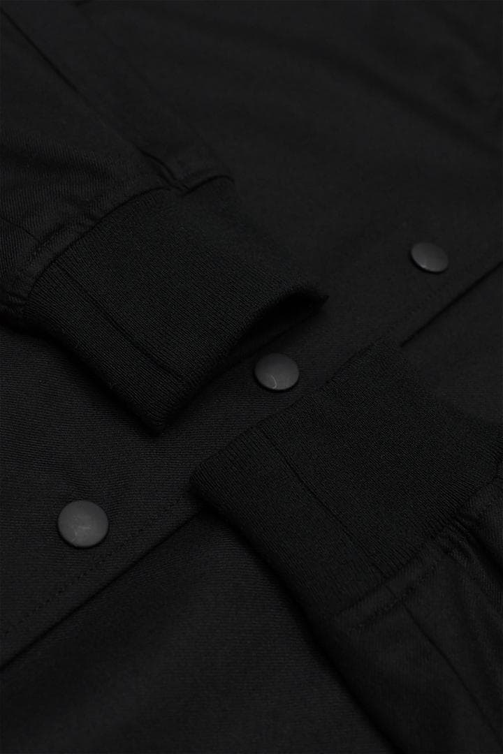 T310/美品 THEORY スリークサキソニー ブルゾン ジャケット P 黒