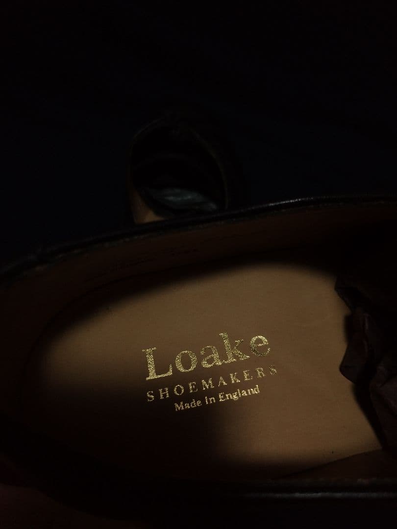 新品 未使用 loake 黒 サイズ 6 1/2　25.0cm セミブロー