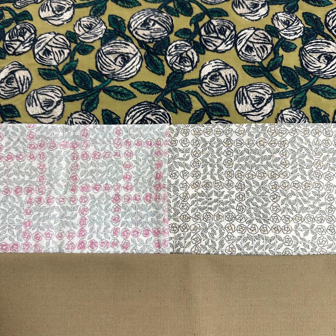 Luuu　底楕円トートバッグ　ミナペルホネン　rosy ハンドメイド