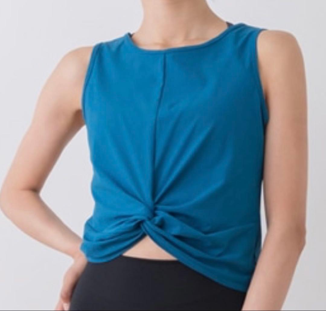 【SUKALA】ブラトップ付きペーパーライクタンクトップ サイズM