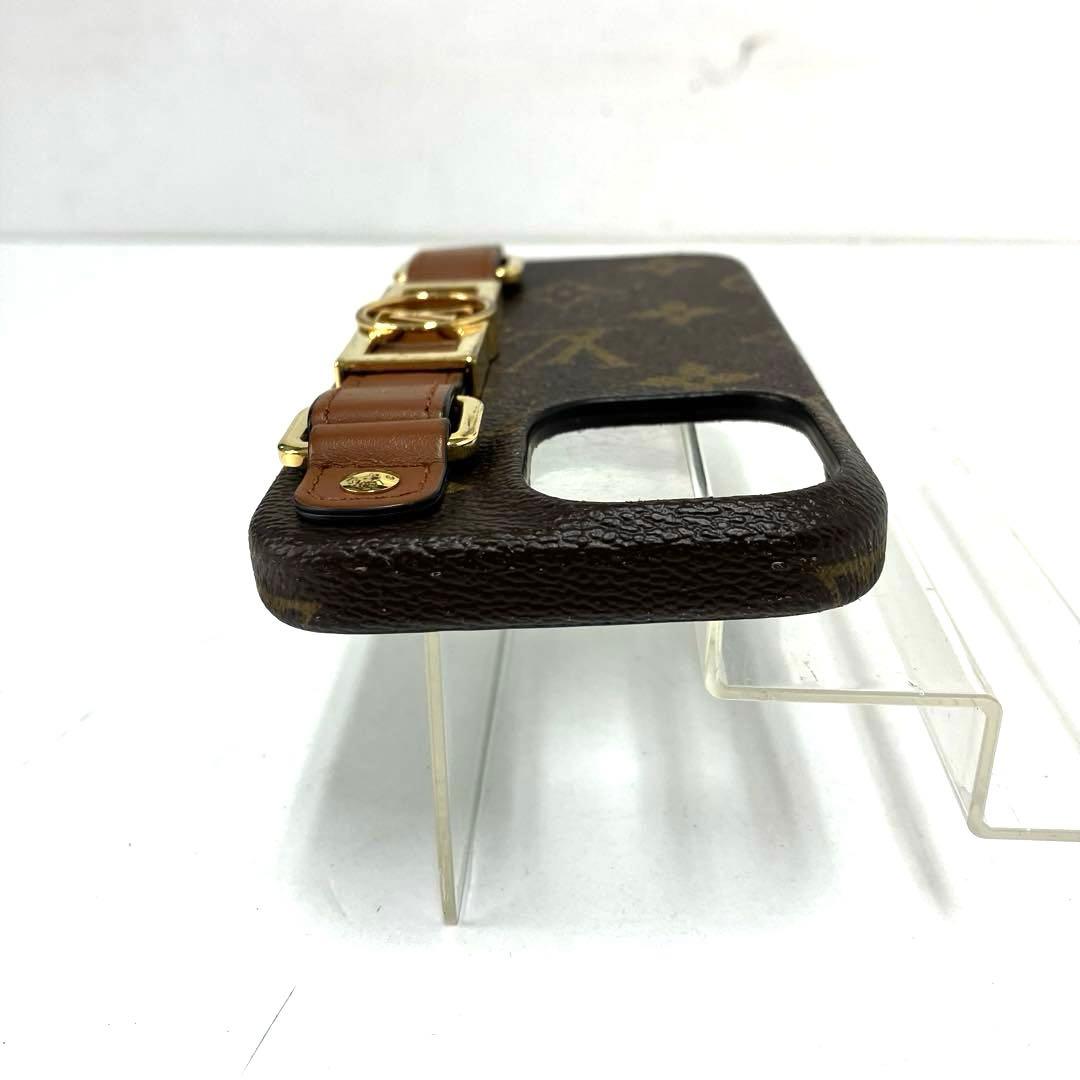 大人気☆ルイヴィトン☆iPhone13Pro ケース☆モノグラム☆革☆ブラウン