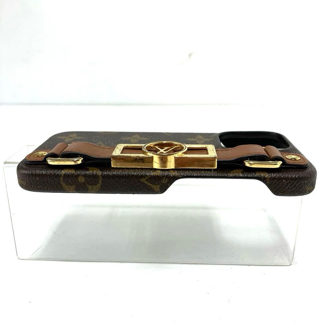 大人気☆ルイヴィトン☆iPhone13Pro ケース☆モノグラム☆革☆ブラウン