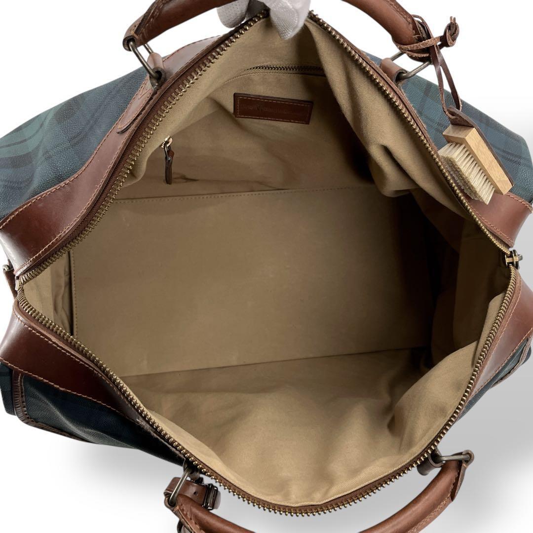 希少　ポロラルフローレン　2way ボストンバッグ　旅行カバン　チェック柄