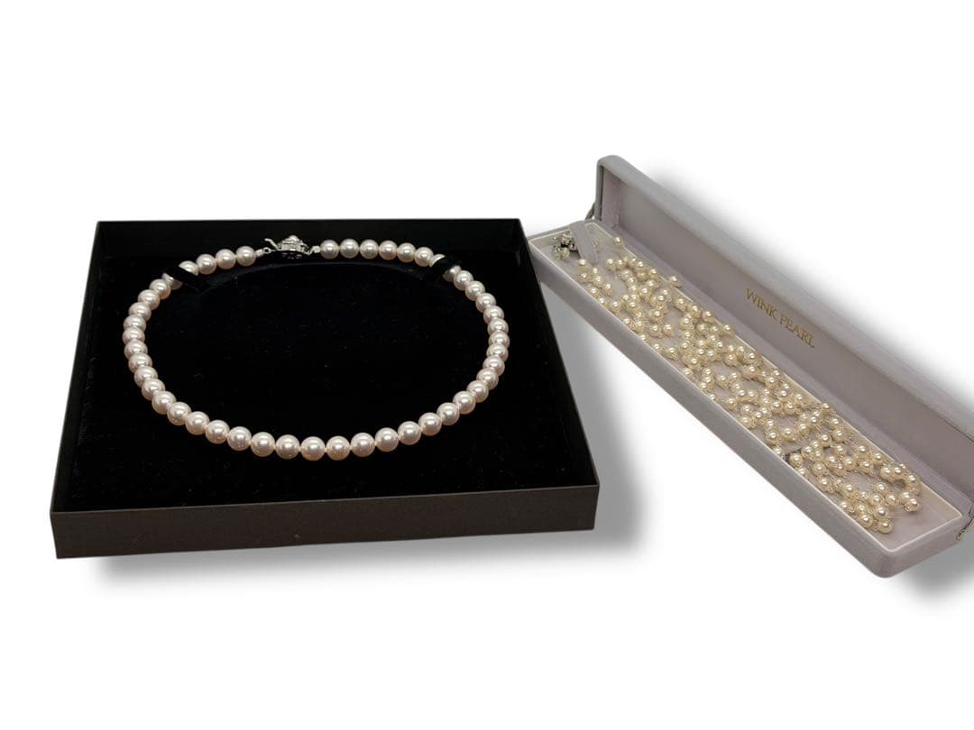 #パールネックレス 2点セット WINK PEARL シャワーネックレス
