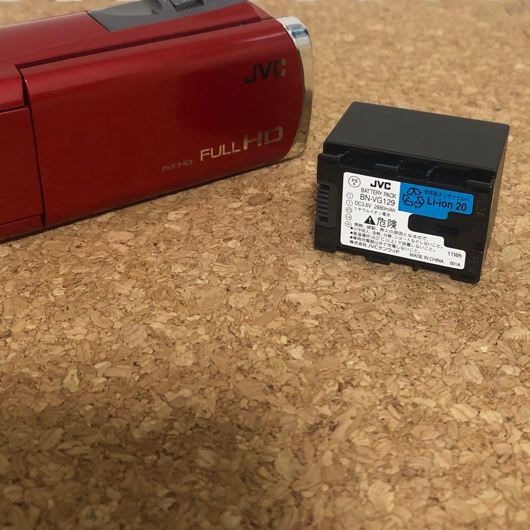 JVC ビデオカメラ GZ-E750-R