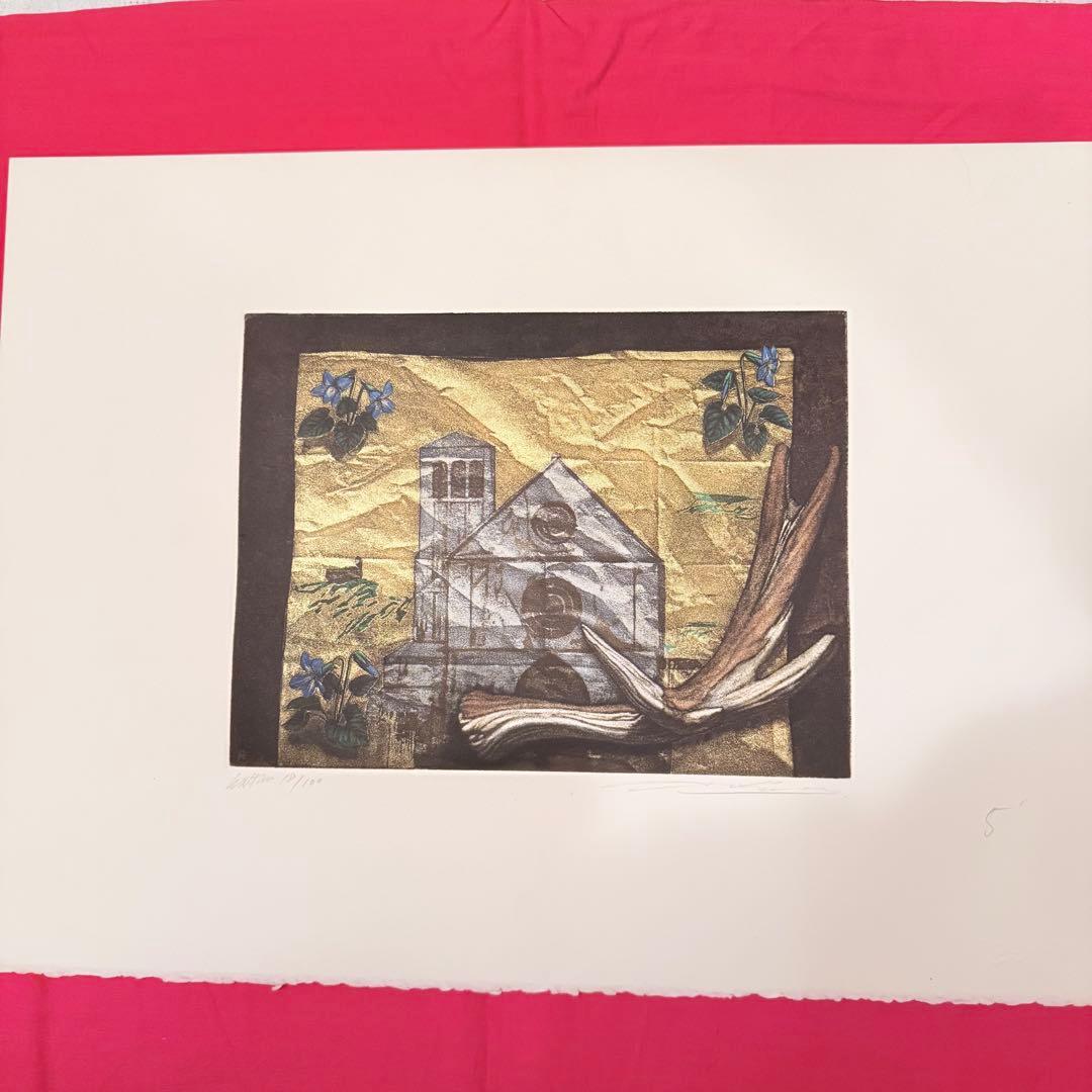 2215様感謝‼️世界観かわる‼️真作馬場章　銅版画\"VIEW 5部作額一点付