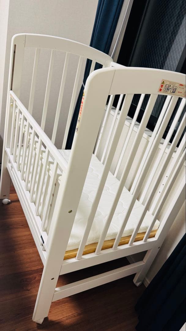 【Koi】KATOJIミニベビーベッド　ハイタイプ　60×90cm