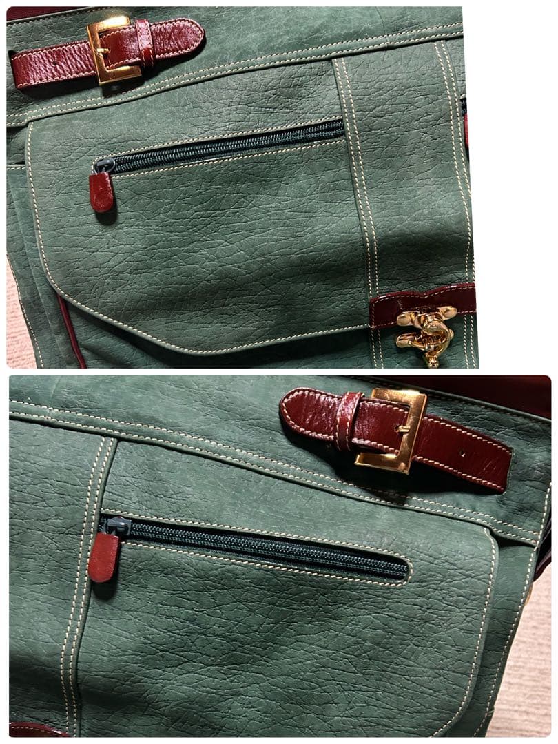 美品　Mio Milano 本革ボストンバッグ　お洒落