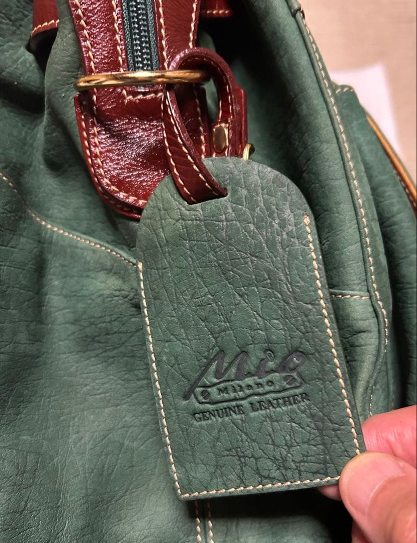 美品　Mio Milano 本革ボストンバッグ　お洒落