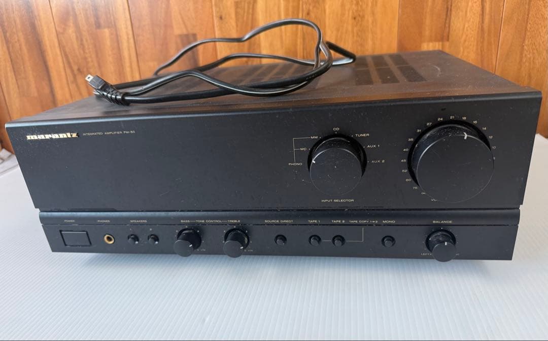 marantz PM-50 プリメインアンプ 動作訳あり(a21)