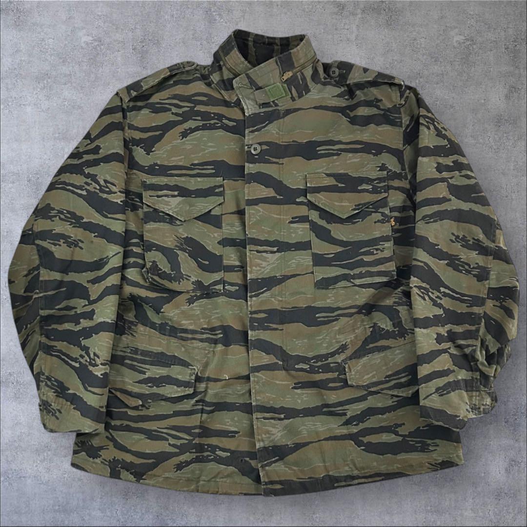 ま*さ様 ALPHA INDUSTRIES 米国製 M-65ジャケット タイガー