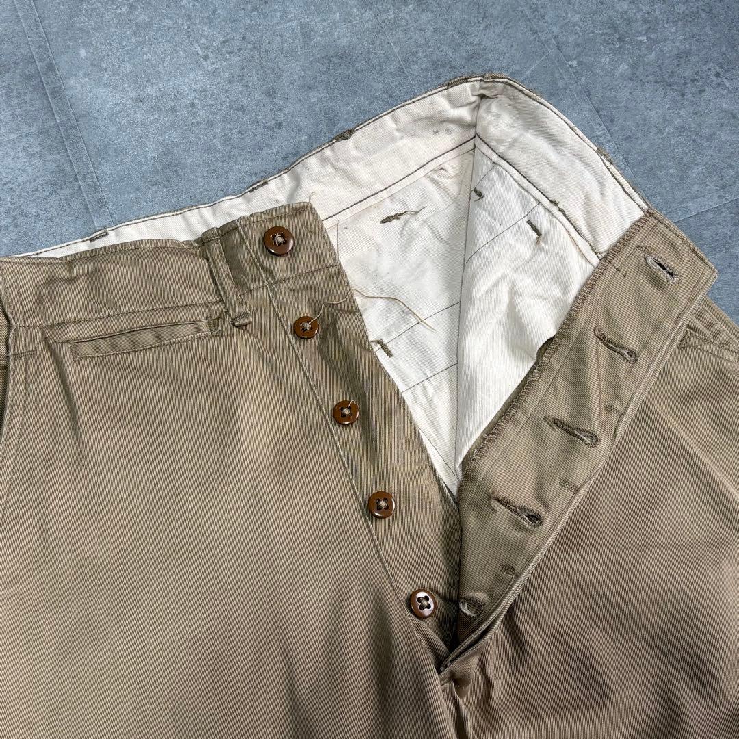 1948年 US.ARMY ボタンフライ ミリタリートラウザーズ チノパン