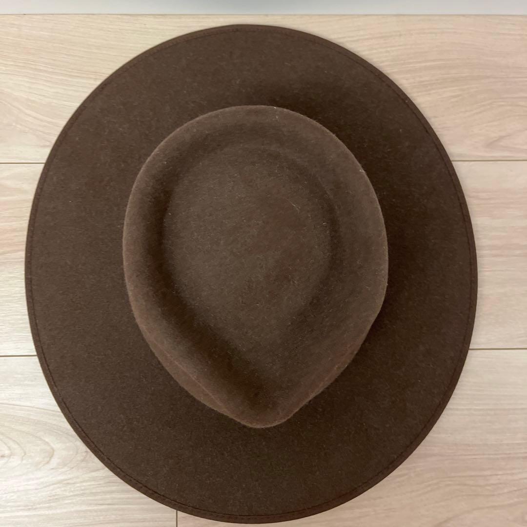 R.M.WILLIAMS AKUBRA ブラウン ウールハット
